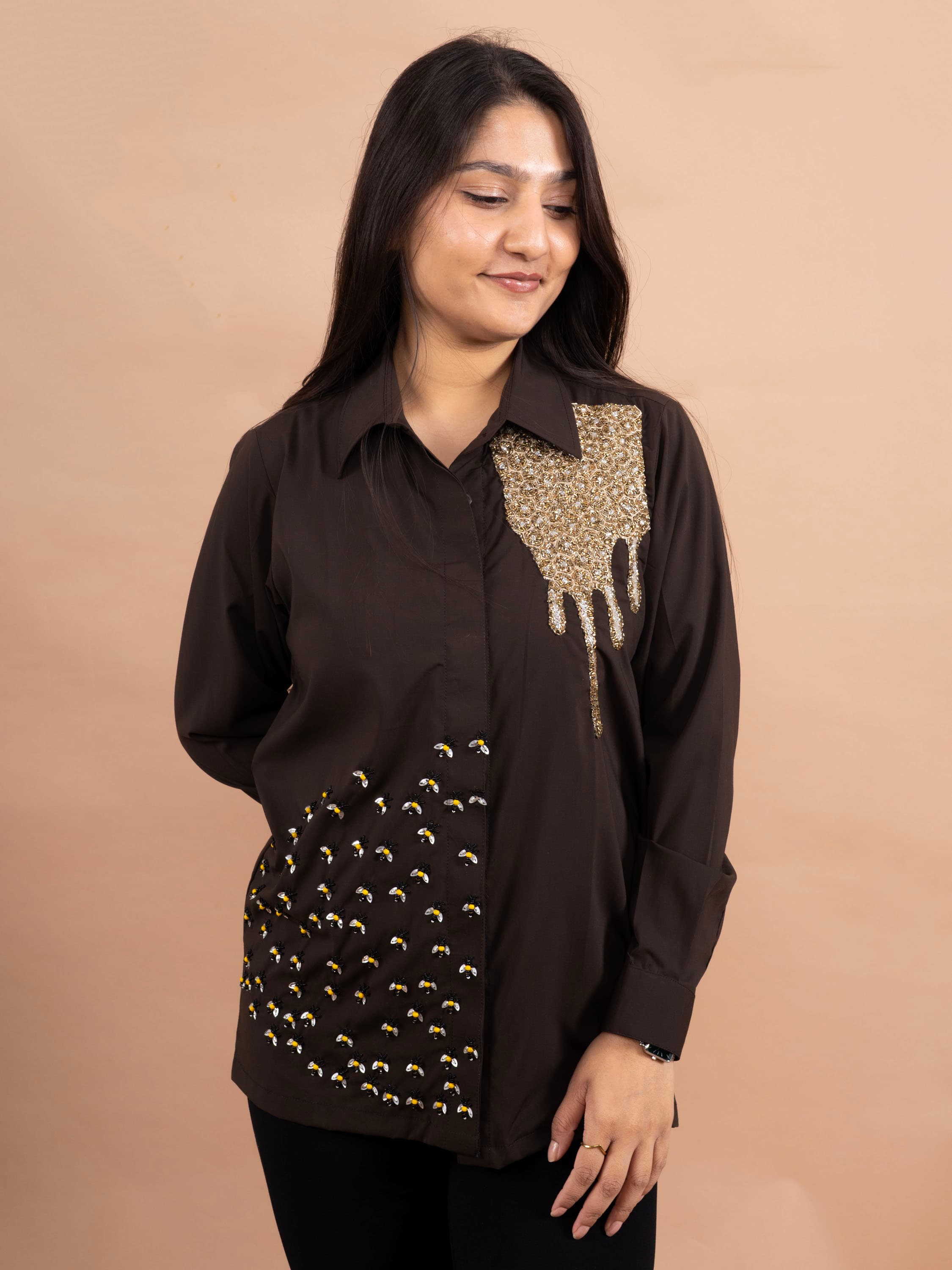 Queen's Hive Embellished Shirt